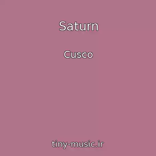 کاور آهنگ Saturn از Cusco