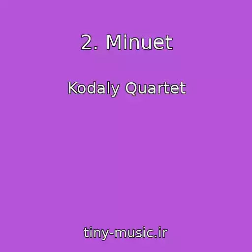 کاور آهنگ 2. Minuet از Kodaly Quartet