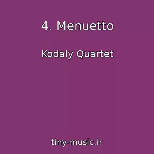 کاور آهنگ 4. Menuetto از Kodaly Quartet