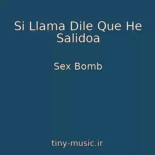 کاور آهنگ Si Llama Dile Que He Salidoa از Sex Bomb