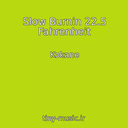 کاور آهنگ Slow Burnin 22.5 Fahrenheit از Kokane