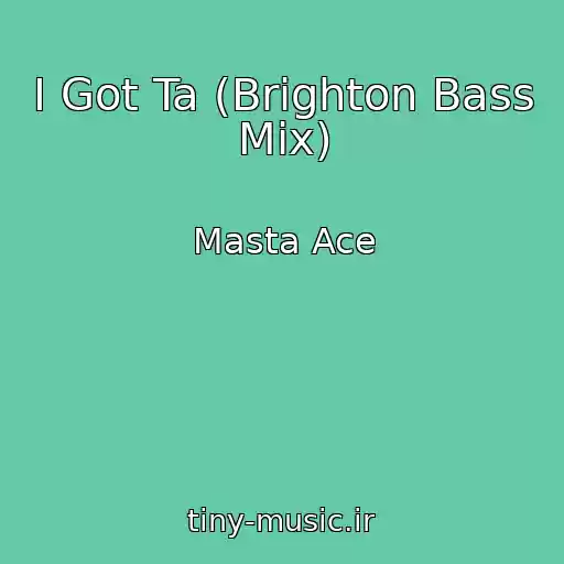 کاور آهنگ I Got Ta (Brighton Bass Mix) از Masta Ace