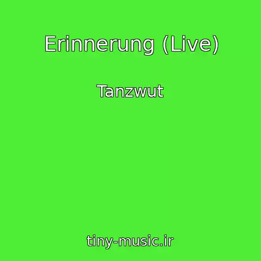 کاور آهنگ Erinnerung (Live) از Tanzwut