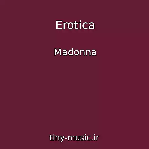 کاور آهنگ Erotica از Madonna