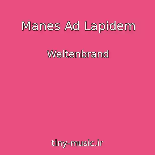 کاور آهنگ Manes Ad Lapidem از Weltenbrand