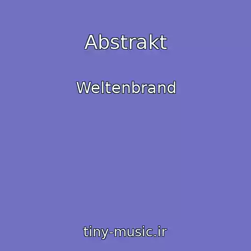 کاور آهنگ Abstrakt از Weltenbrand