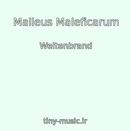 کاور آهنگ Malleus Maleficarum از Weltenbrand
