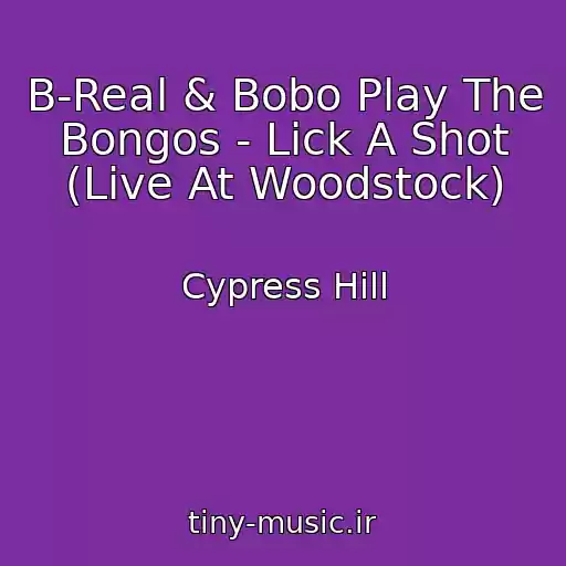 کاور آهنگ B-Real & Bobo Play The Bongos - Lick A Shot (Live At Woodstock) از Cypress Hill