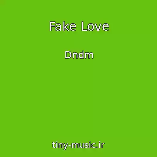 کاور آهنگ Fake Love از Dndm