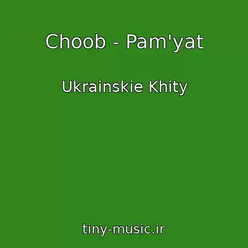 کاور آهنگ Choob - Pam'yat از Ukrainskie Khity