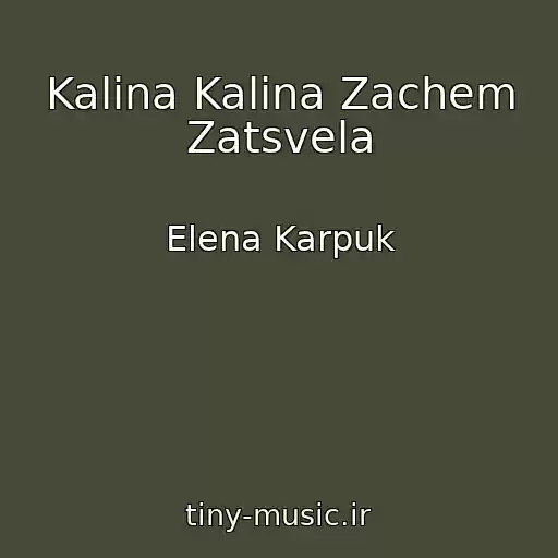 کاور آهنگ Kalina Kalina Zachem Zatsvela از Elena Karpuk