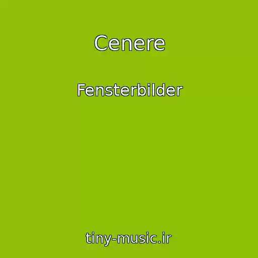 کاور آهنگ Cenere از Fensterbilder
