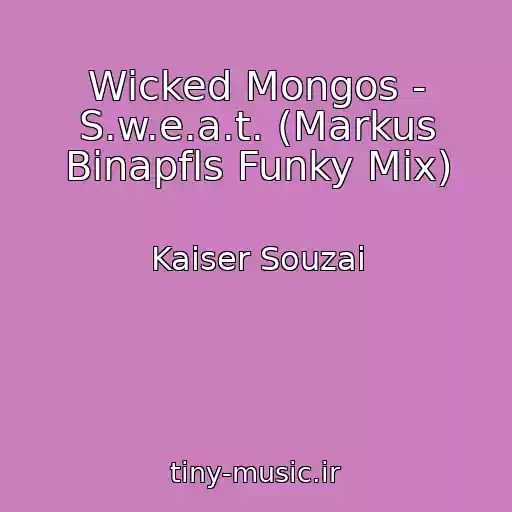 کاور آهنگ Wicked Mongos - S.w.e.a.t. (Markus Binapfls Funky Mix) از Kaiser Souzai