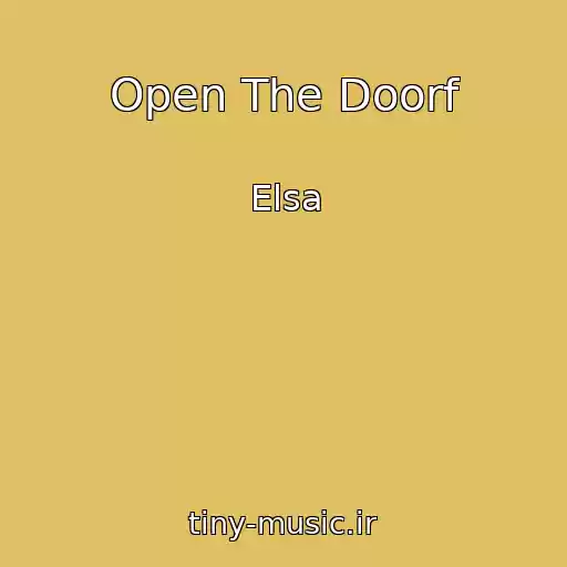 کاور آهنگ Open The Doorf از Elsa