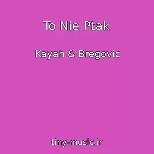 کاور آهنگ To Nie Ptak از Kayah & Bregovic