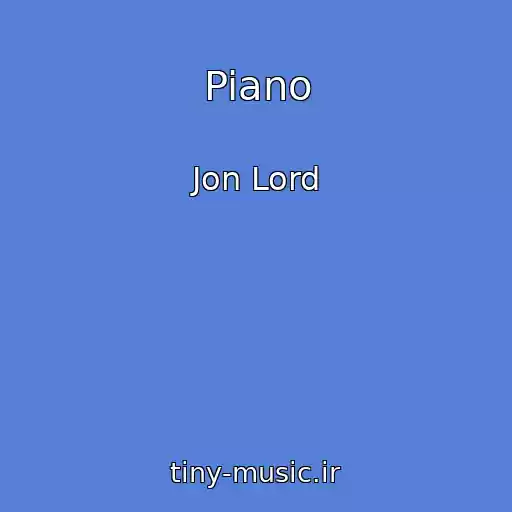 کاور آهنگ Piano از Jon Lord