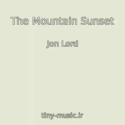 کاور آهنگ The Mountain Sunset از Jon Lord