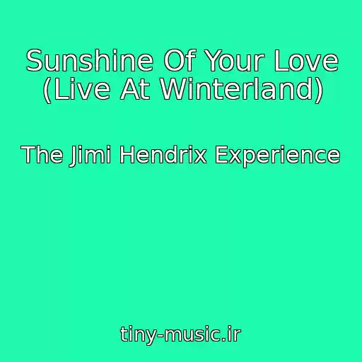 کاور آهنگ Sunshine Of Your Love (Live At Winterland) از The Jimi Hendrix Experience