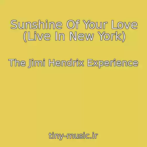 کاور آهنگ Sunshine Of Your Love (Live In New York) از The Jimi Hendrix Experience