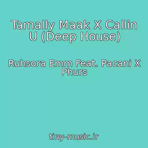 کاور آهنگ Tamally Maak X Callin U (Deep House) از Ruhsora Emm Feat. Pacani X Phurs