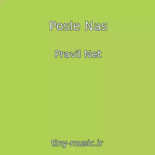 کاور آهنگ Posle Nas از Pravil Net