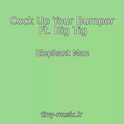 کاور آهنگ Cock Up Your Bumper Ft. Big Tig از Elephant Man