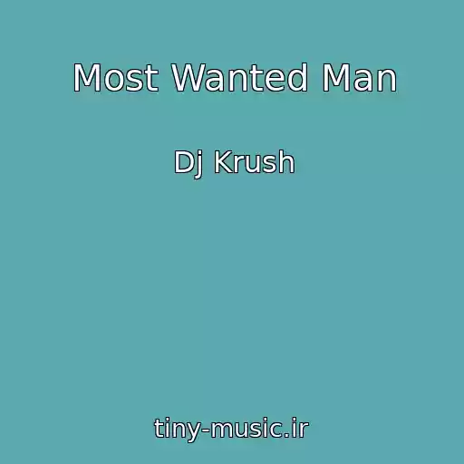 کاور آهنگ Most Wanted Man از Dj Krush