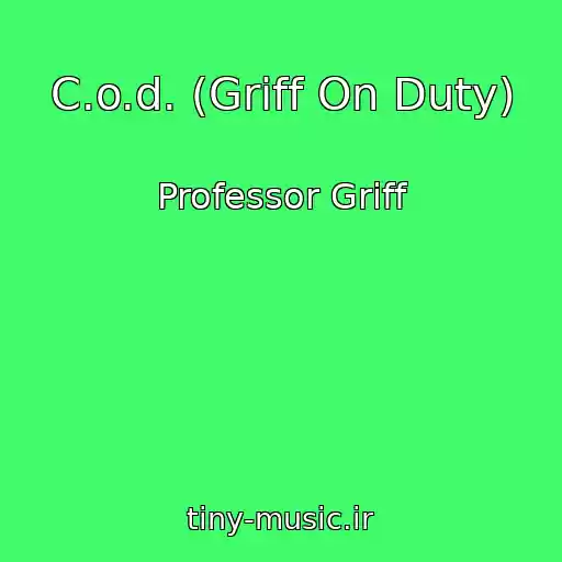 کاور آهنگ C.o.d. (Griff On Duty) از Professor Griff