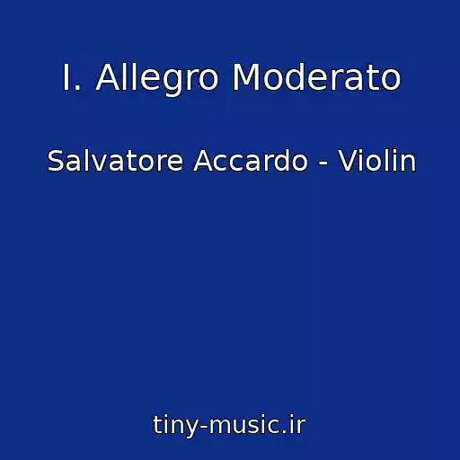کاور آهنگ I. Allegro Moderato از Salvatore Accardo - Violin
