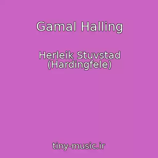 کاور آهنگ Gamal Halling از Herleik Stuvstad (Hardingfele)
