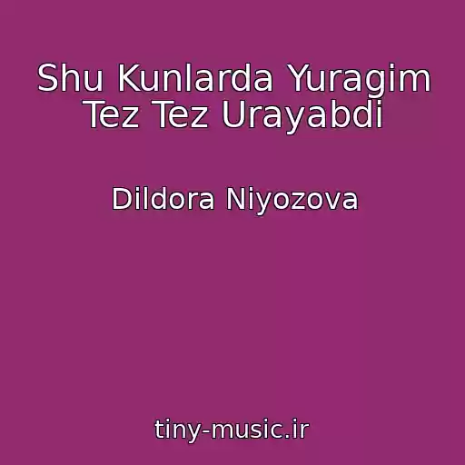کاور آهنگ Shu Kunlarda Yuragim Tez Tez Urayabdi از Dildora Niyozova