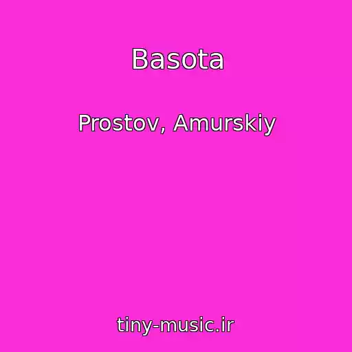 کاور آهنگ Basota از Prostov, Amurskiy