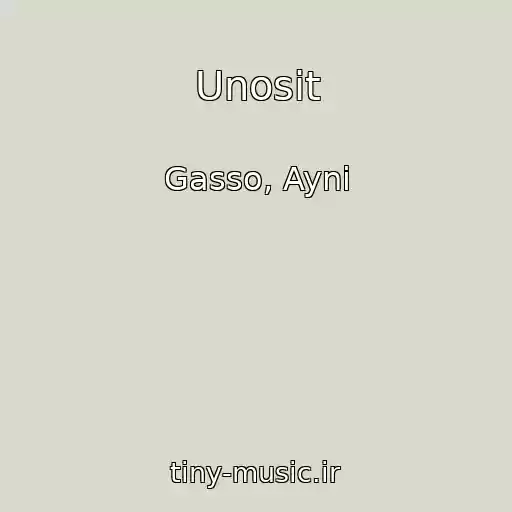 کاور آهنگ Unosit از Gasso, Ayni