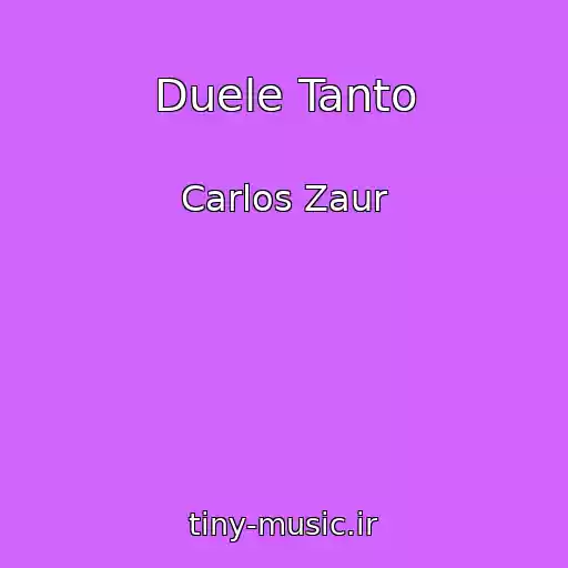 کاور آهنگ Duele Tanto از Carlos Zaur