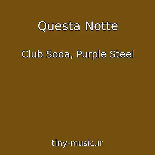 کاور آهنگ Questa Notte از Club Soda, Purple Steel