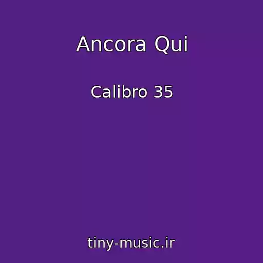 کاور آهنگ Ancora Qui از Calibro 35