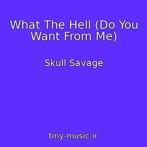 کاور آهنگ What The Hell (Do You Want From Me) از Skull Savage
