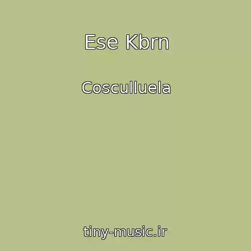 کاور آهنگ Ese Kbrn از Cosculluela
