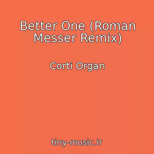 کاور آهنگ Better One (Roman Messer Remix) از Corti Organ