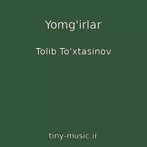 کاور آهنگ Yomg'irlar از Tolib To'xtasinov