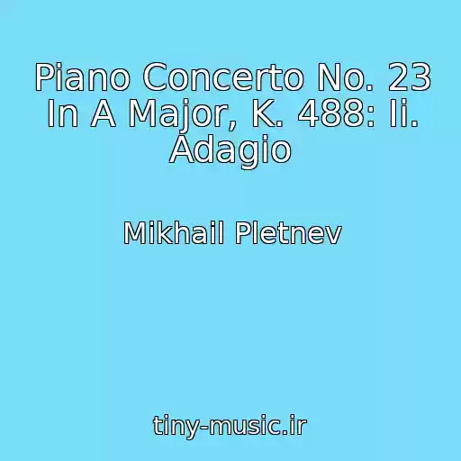 کاور آهنگ Piano Concerto No. 23 In A Major, K. 488: Ii. Adagio از Mikhail Pletnev