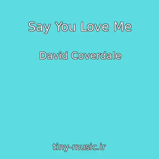 کاور آهنگ Say You Love Me از David Coverdale