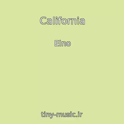 کاور آهنگ California از Elno