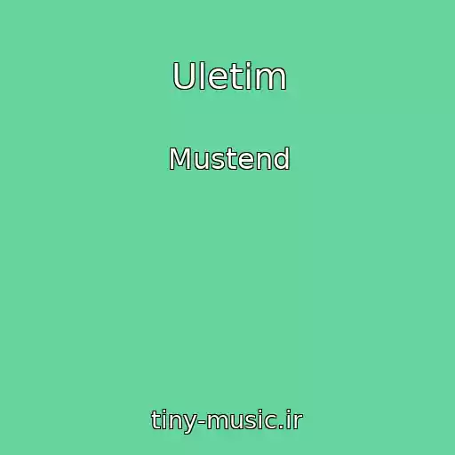 کاور آهنگ Uletim از Mustend