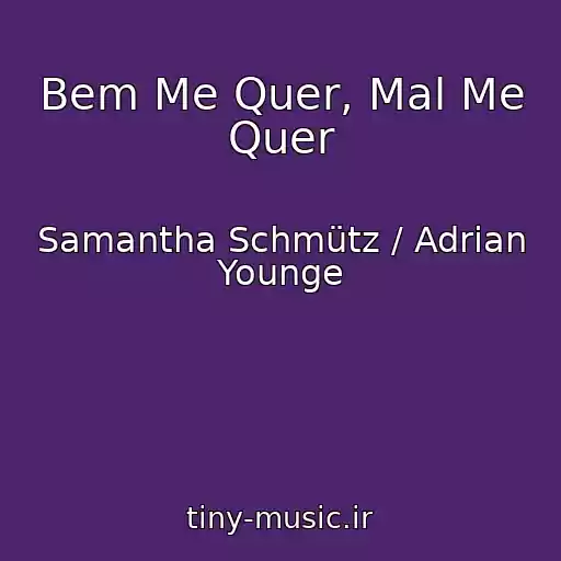 کاور آهنگ Bem Me Quer, Mal Me Quer از Samantha Schmütz / Adrian Younge