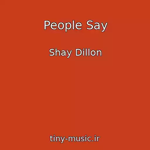 کاور آهنگ People Say از Shay Dillon