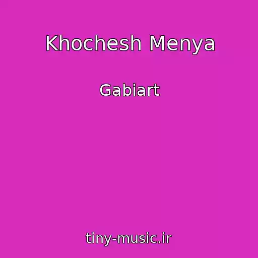 کاور آهنگ Khochesh Menya از Gabiart
