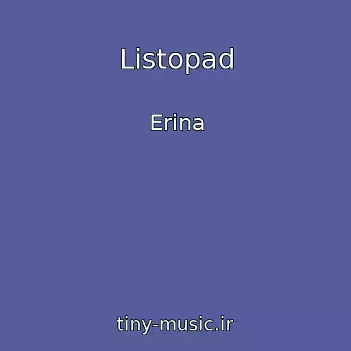 کاور آهنگ Listopad از Erina