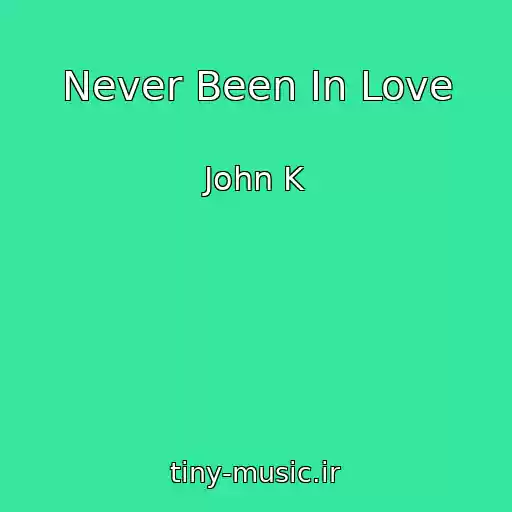 کاور آهنگ Never Been In Love از John K