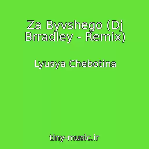 کاور آهنگ Za Byvshego (Dj Brradley - Remix) از Lyusya Chebotina
